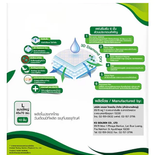 G SURE PLUS แผ่นรองซับ สำหรับผู้ใหญ่ " ยกลัง 12 แพ็ค 120 ชิ้น " (สินค้าตามตัวเลือก)