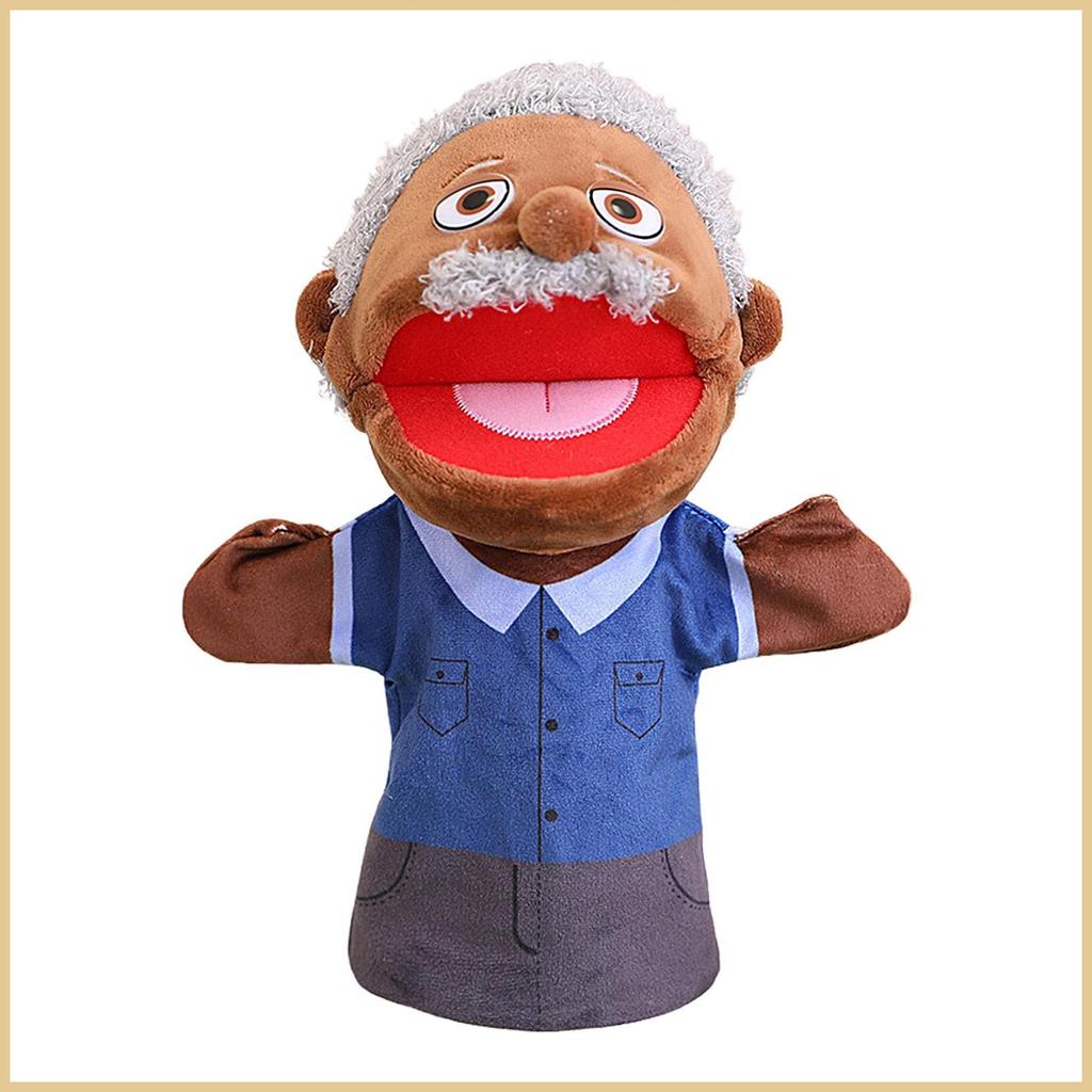 ก่อนวัยเรียนครอบครัวหุ่นเล่าเรื่อง Plush Puppet Soft Storytelling Plush Puppet Theater แสดงหุ่นเคลื่
