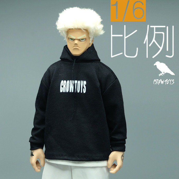 [ข้อเสนอพิเศษ] Ready Stock 1/6 Soldier JT STUDIO CROWDHTOYS เสื้อฮู้ดแขนยาว