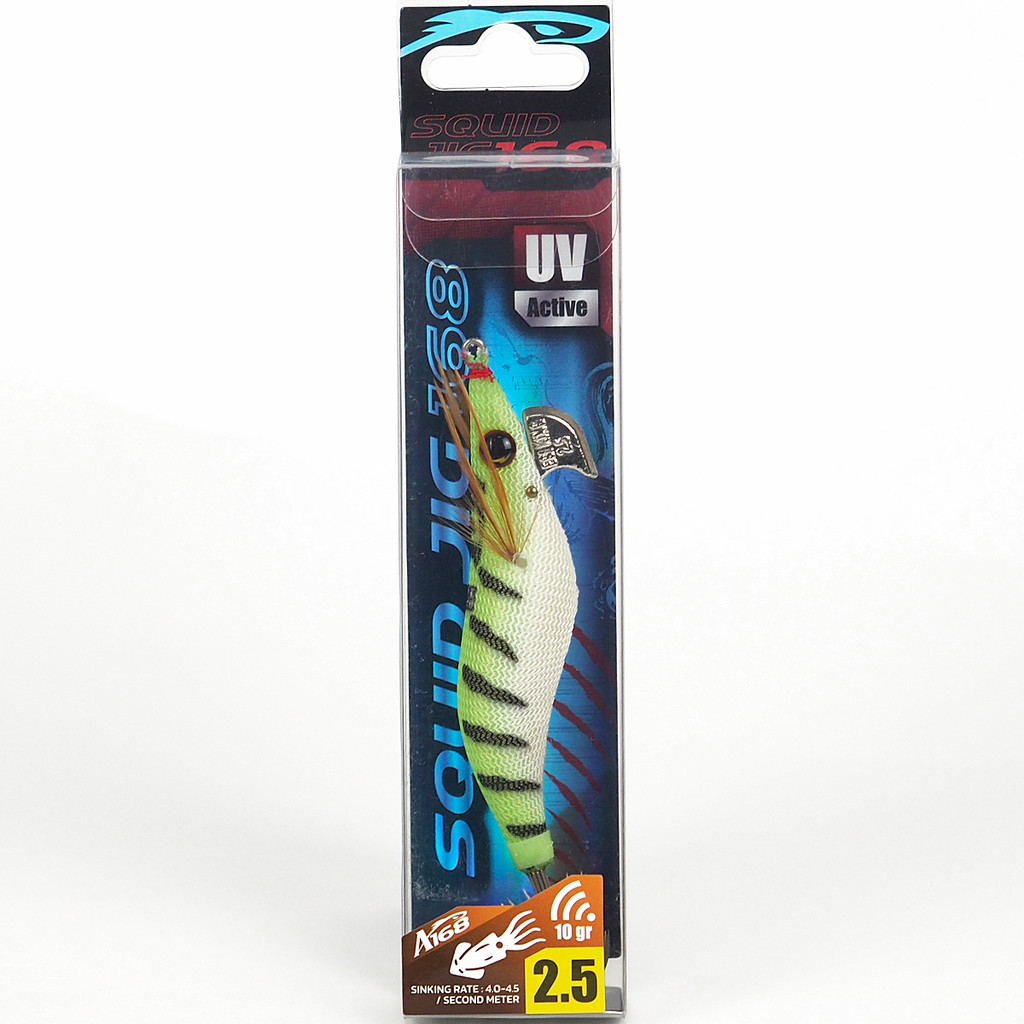 โยตกหมึก Asari 168 Super Glow Squid Jig เรืองแสง UV / รูปที่ 7