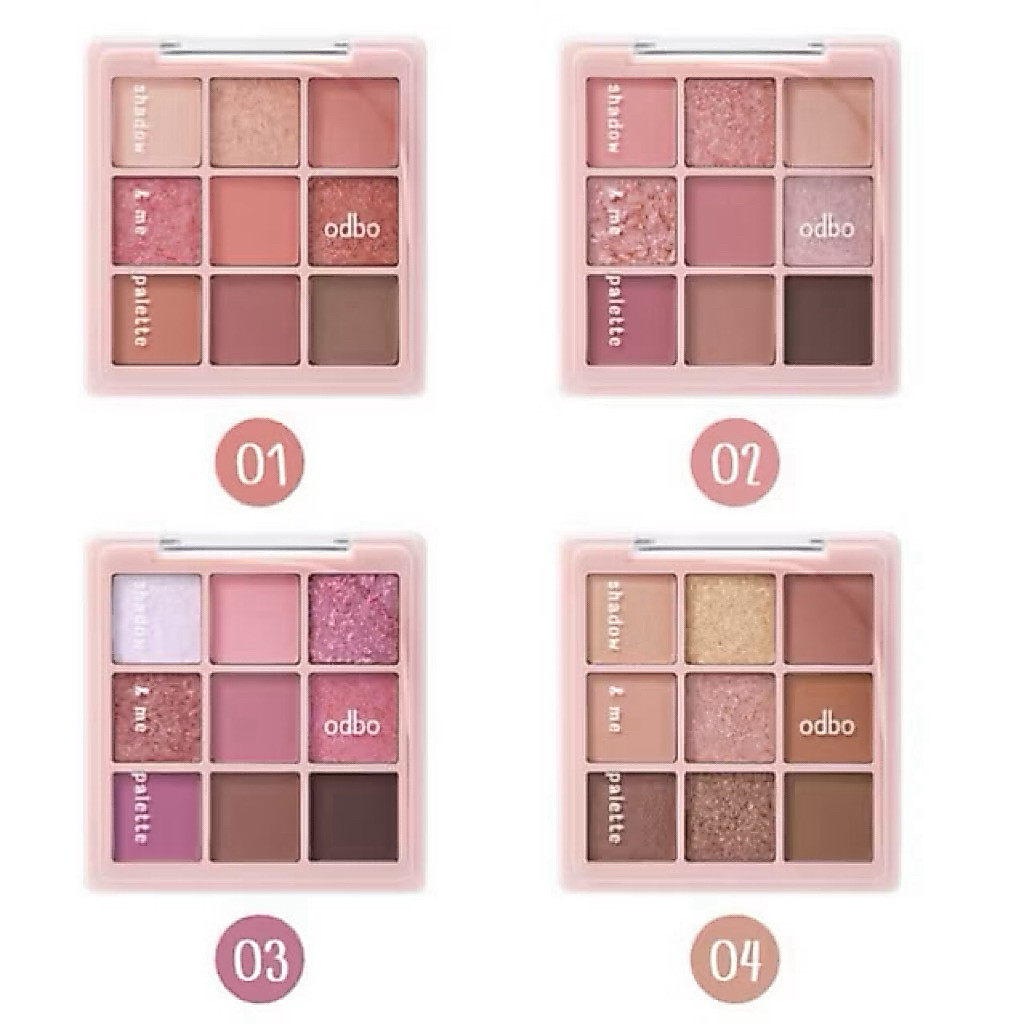 OD2014 อายแชโดว์ โอดีบีโอ สีสวยติดทน Odbo Shadow&me palatte