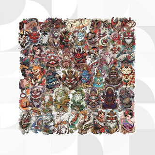 Japanese History Art Sticker สติกเกอร์ศิลปะประวัติศาสตร์ญี่ปุ่น【ส่งตรงจากญี่ปุ่น】