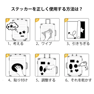 Retro Stamp Sticker (Only 1 Piece Randomly Not a Set) สติ๊กเกอร์แสตมป์ย้อนยุค【ส่งตรงจากญี่ปุ่น】