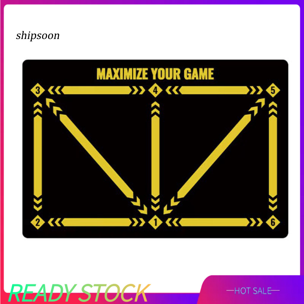 SN เสื่อฝึกซ้อมฟุตบอล Speed Agility Training Football Mat Football Agility Training Mat – แบบพกพาลื่น Silent Footwork Dibbling Pad สําหรับเด็กวัยรุ่นสําหรับทักษะ