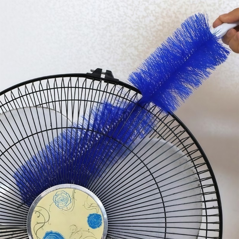 Yoo Fan Brush Ergonomic Grip Fan Dusting Brush พร้อมการออกแบบ Curvable สําหรับทําความสะอาดที่มีประสิ