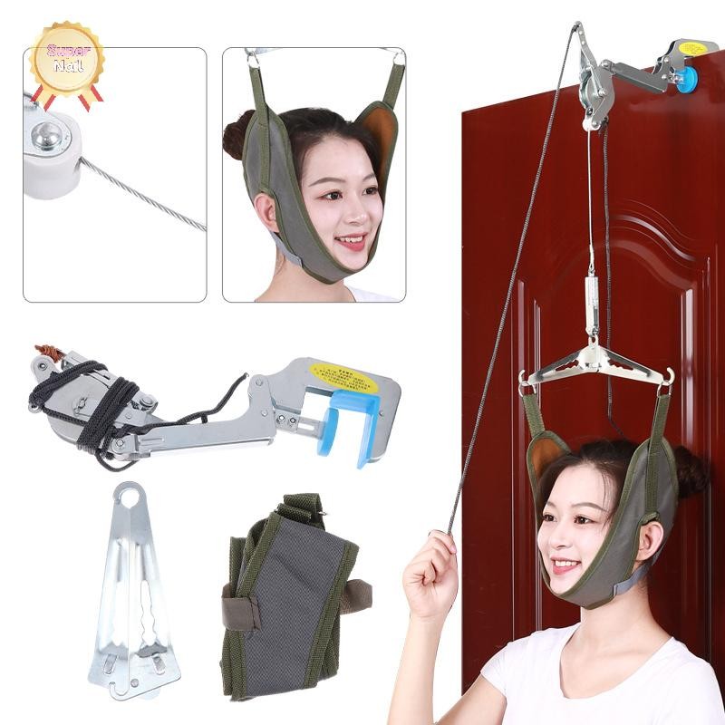Flth Cervical Traction Over Door Neck Massage Kit, 60-100 ตัวอักษร Vary