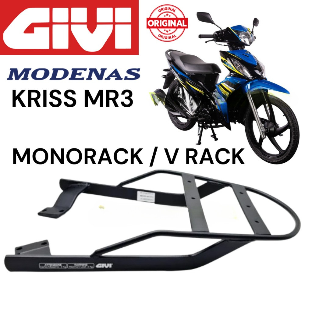 GIVI Modenas Kris 110 MR3 Monorack GIVI TOP RACK / กล่อง Kaki /Tapak Box Givi