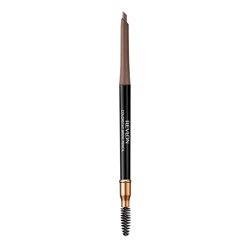 Revlon Colorstay Brow Pencil 003 Medium Brown Color Image: Slightly darker brown eyebrow eye makeup 