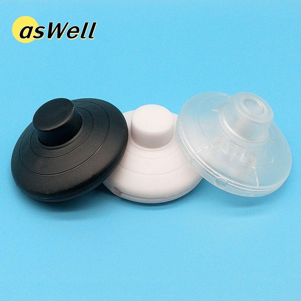 ASWELL สวิตช์ดําเนินการเท้าสีดําสีขาวโปร่งใสสวิตช์ไฟเริ่มต้นสวิตช์ไฟ