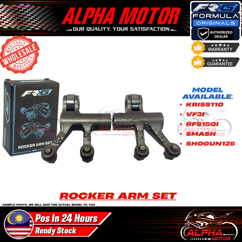 FRG FORMULA ROCKER ARM SET KRISS110 SYM VF3I 185 RFS150I SHOGUN125 SMASH 1SET = 2 ชิ้น