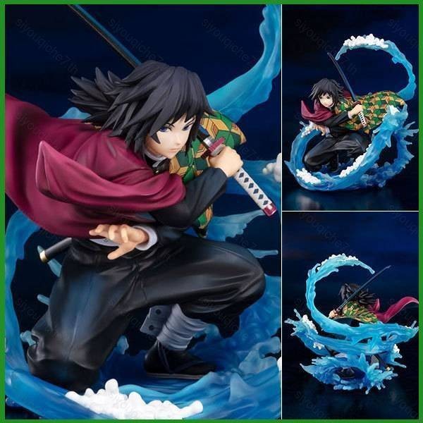 SY Demon Slayer Action Figure Tomioka Giyuu breath of water ฉากเอฟเฟกต์พิเศษ ตุ๊กตาของเล่น