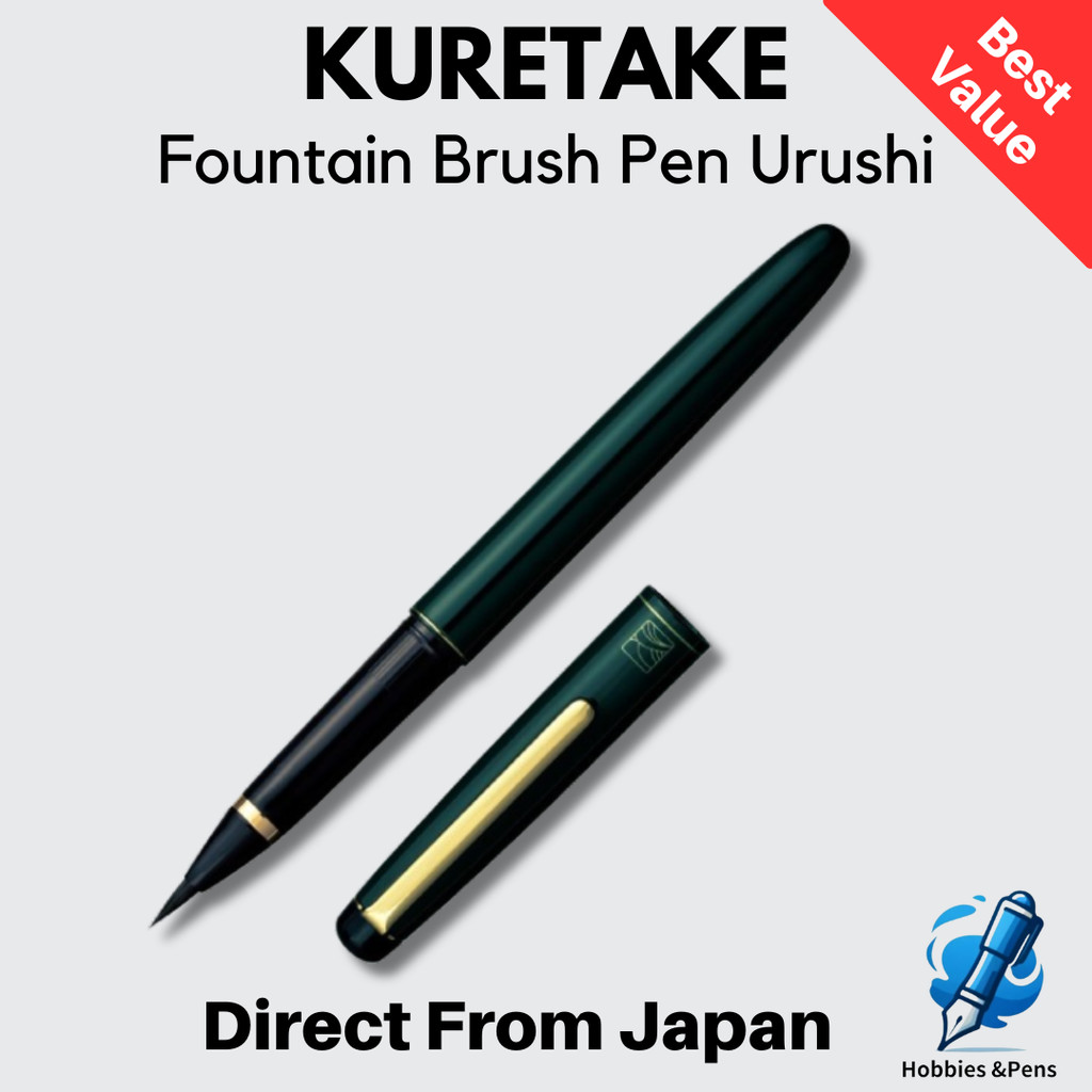 Kuretake Brush Pen Kuretake Fountain Brush Pen Lacquer Finish Deep Green DU130-3  
Kuretake Brush Pe