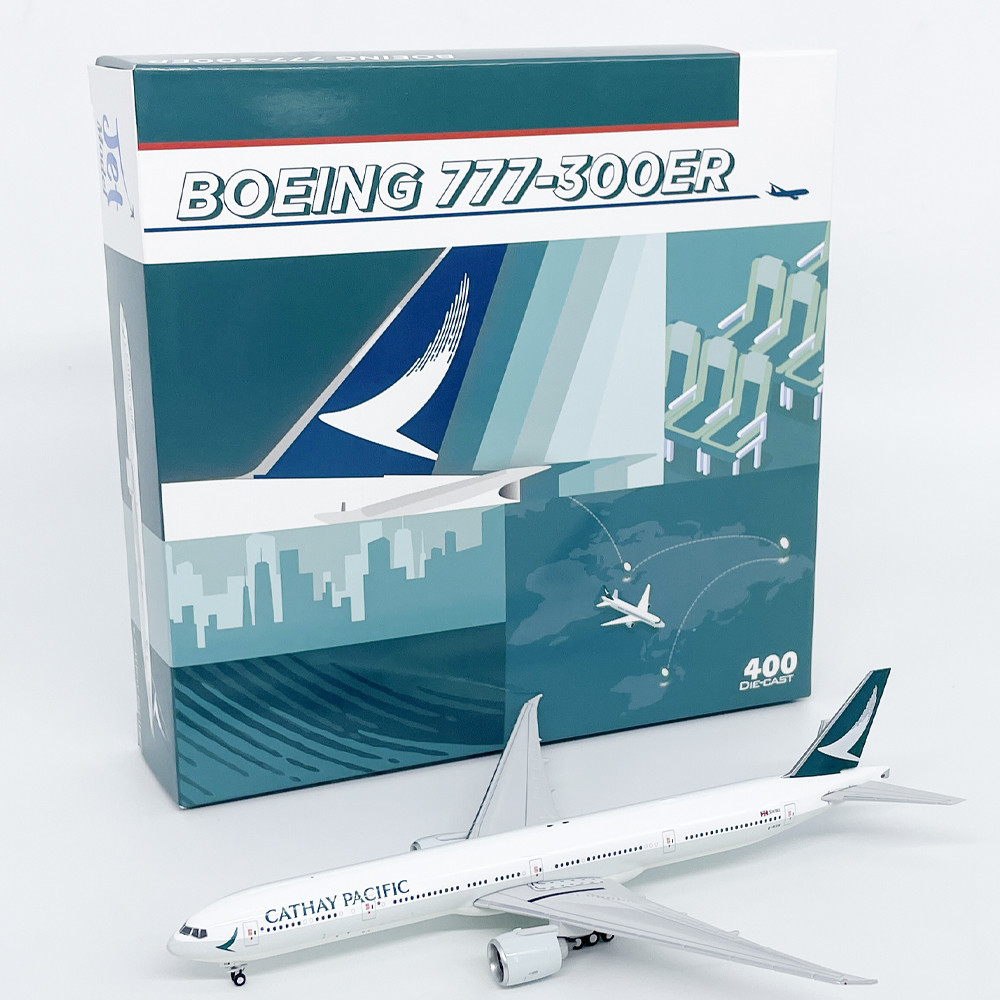 Jet jet 1: 400 Cathay Pacific Airlines Boeing B777-300ER เครื่องบินโดยสาร B-KKY เครื่องบินโลหะผสมจํา