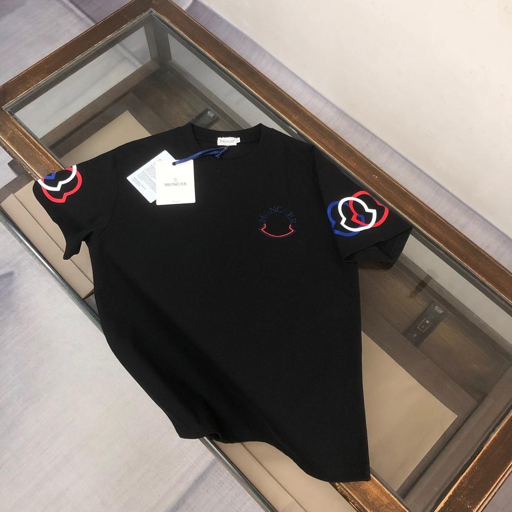 9NDU Mocl#r  T T-shirt2025New logo Small Label Embroidered Casual Loose Unisex Short Sleeve T T-shir