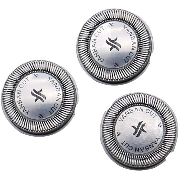 WuYan 3pcs เปลี่ยนหัวโกนสําหรับ Philips HQ64 HQ54 HQ6070 HQ6073 7310XL PT710 HQ7325 HQ7340 PT715 PT7