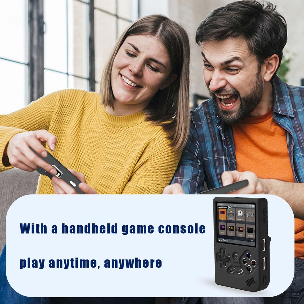 เคสซิลิโคนสําหรับ RG35XX,Soft Case เข้ากันได้กับ Anbernic RG35XX,อุปกรณ์เสริมคอนโซลเกมมือถือย้อนยุค,