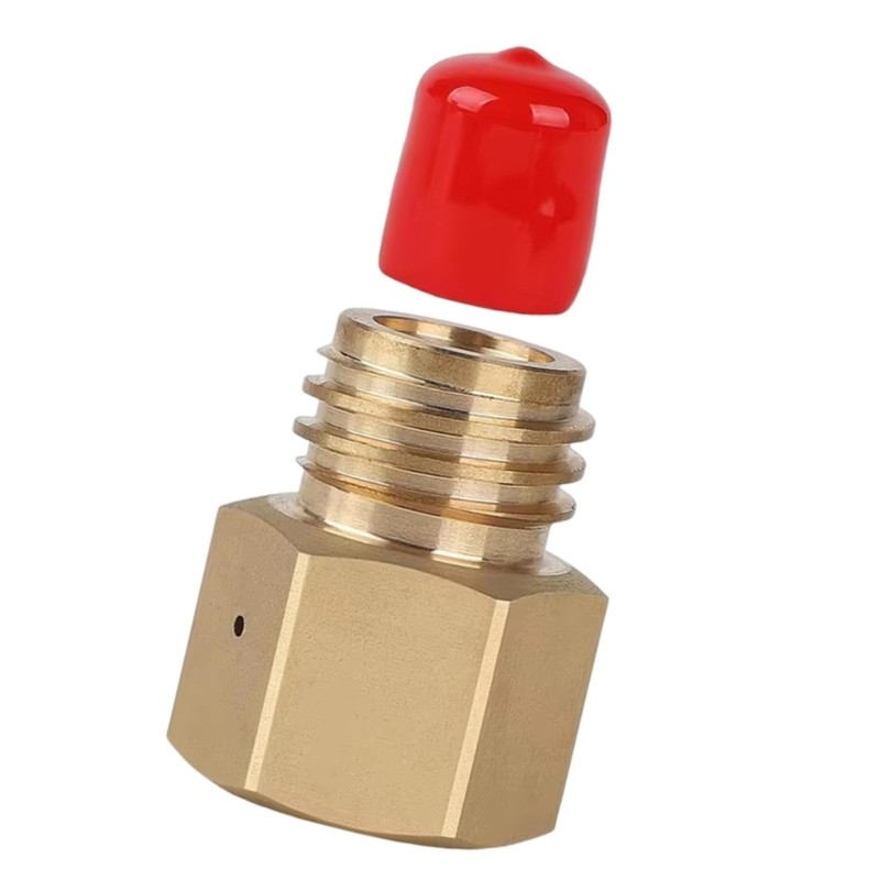 RUN อะแดปเตอร์แก๊สทองเหลือง TR21 4 ถึง TR21 3 Professional สําหรับการใช้งาน CO2 อุตสาหกรรม