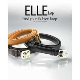 ELLE LOOP BELT   เข็มขัดหนังแท้ผู้หญิง มีให้เลือก 3 สี WW4X0…