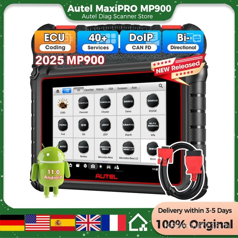Autel MaxiPRO MP900, 2024 ใหม่ปี MS906BT MP808BT PRO MK900 MX900 MK808S, ECU Coding & Bidirectional 