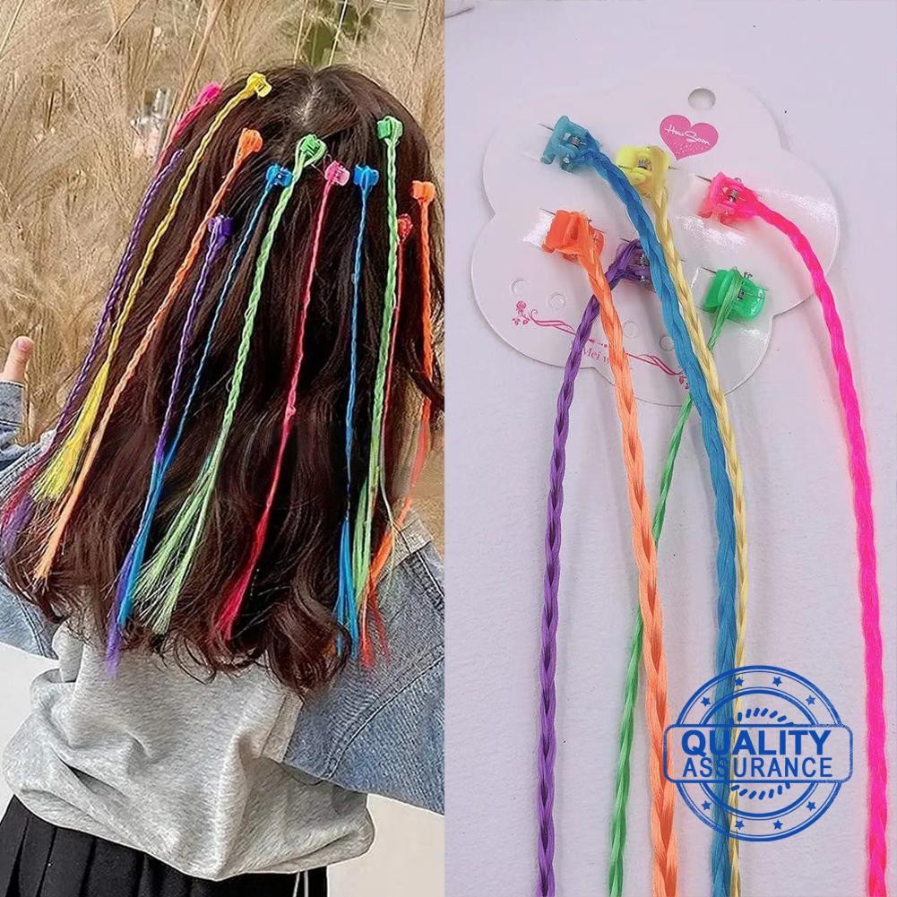 เด็กถักผม Braids ชุดสําหรับเด็กต่อผมสีตรงวิกผมสําหรับ P6k1