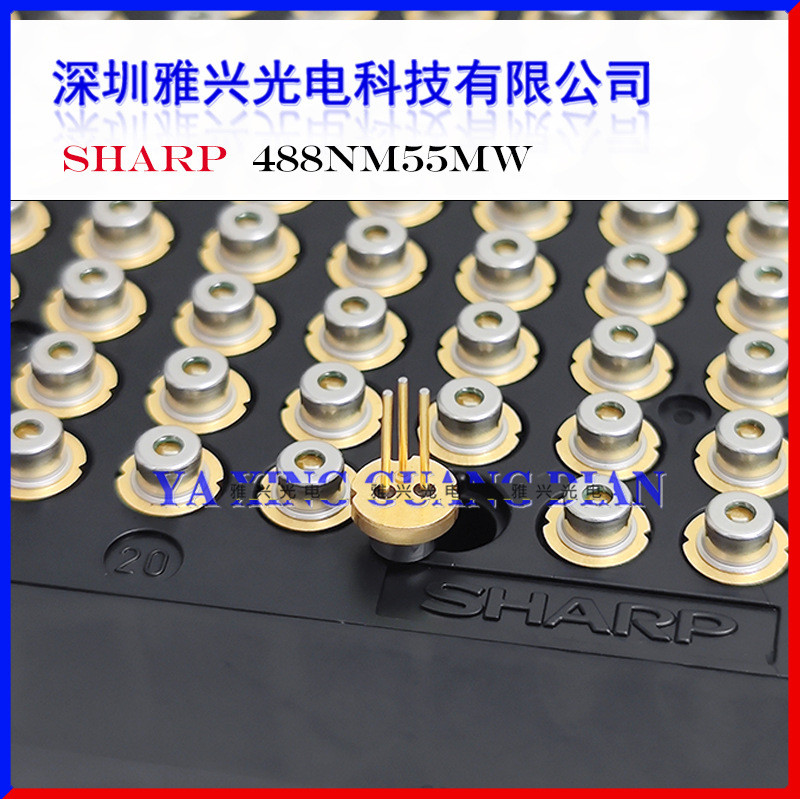 Sharp GH04850B2G 488nm55mW Sky Blue Laser Diode 5.6 มม. ยี่ห้อใหม่ 4.6