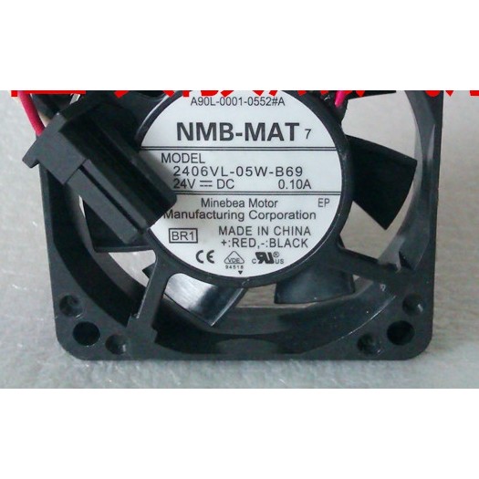 พัดลม Fanaco A90L-0001-0552#A 2406VL-05W-B69 24V 6015 พร้อมปลั๊ก