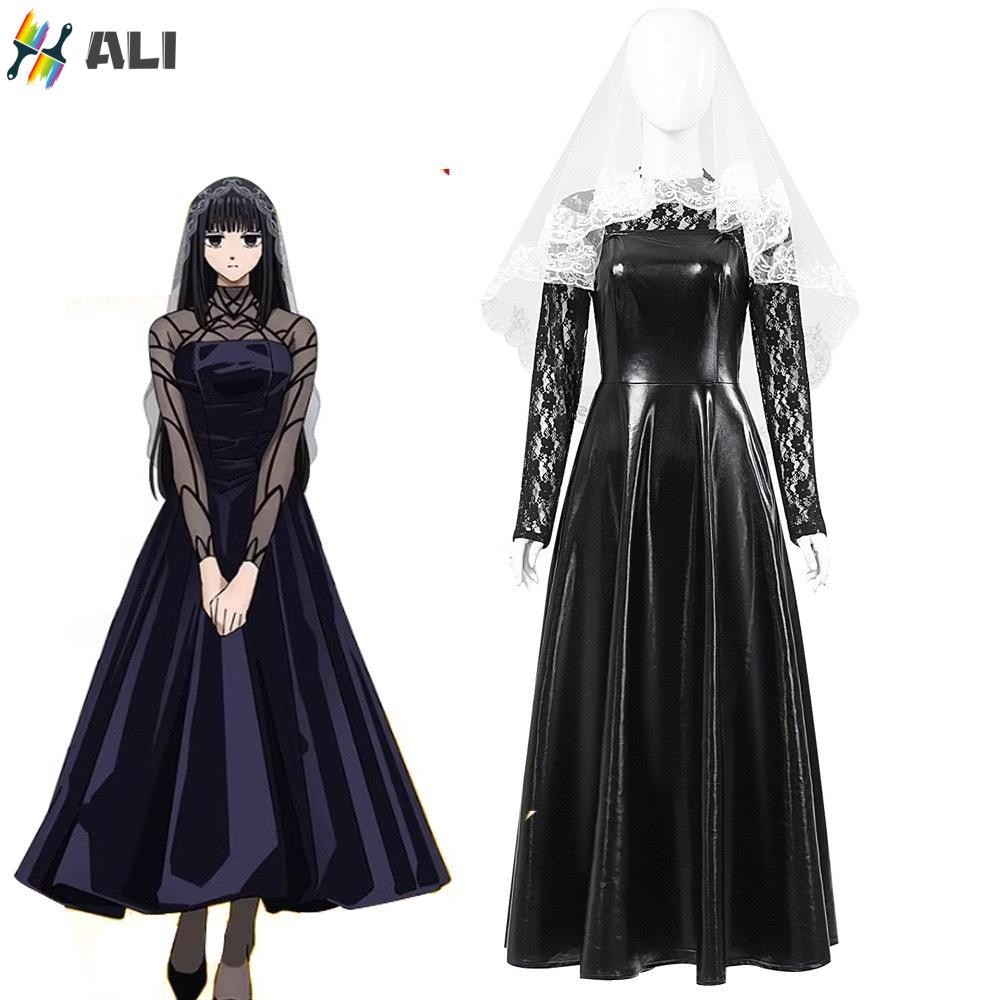 ชุดคอสเพลย์ Osaragi เดรสลูกไม้สีดำ จากอนิเมะ Sakamoto DAYS