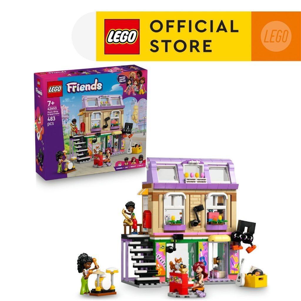 LEGO Friends 42753 Music Shop & Apartment 483 ชิ้น