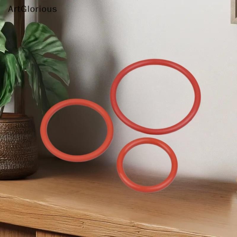 Art 10PCS ซิลิโคน O RING สําหรับกาแฟ 43.6*35*4.3 มม.O-แหวน VMQ ปะเก็นซีลความหนา 4.3 มม.ORing ยางสีแด