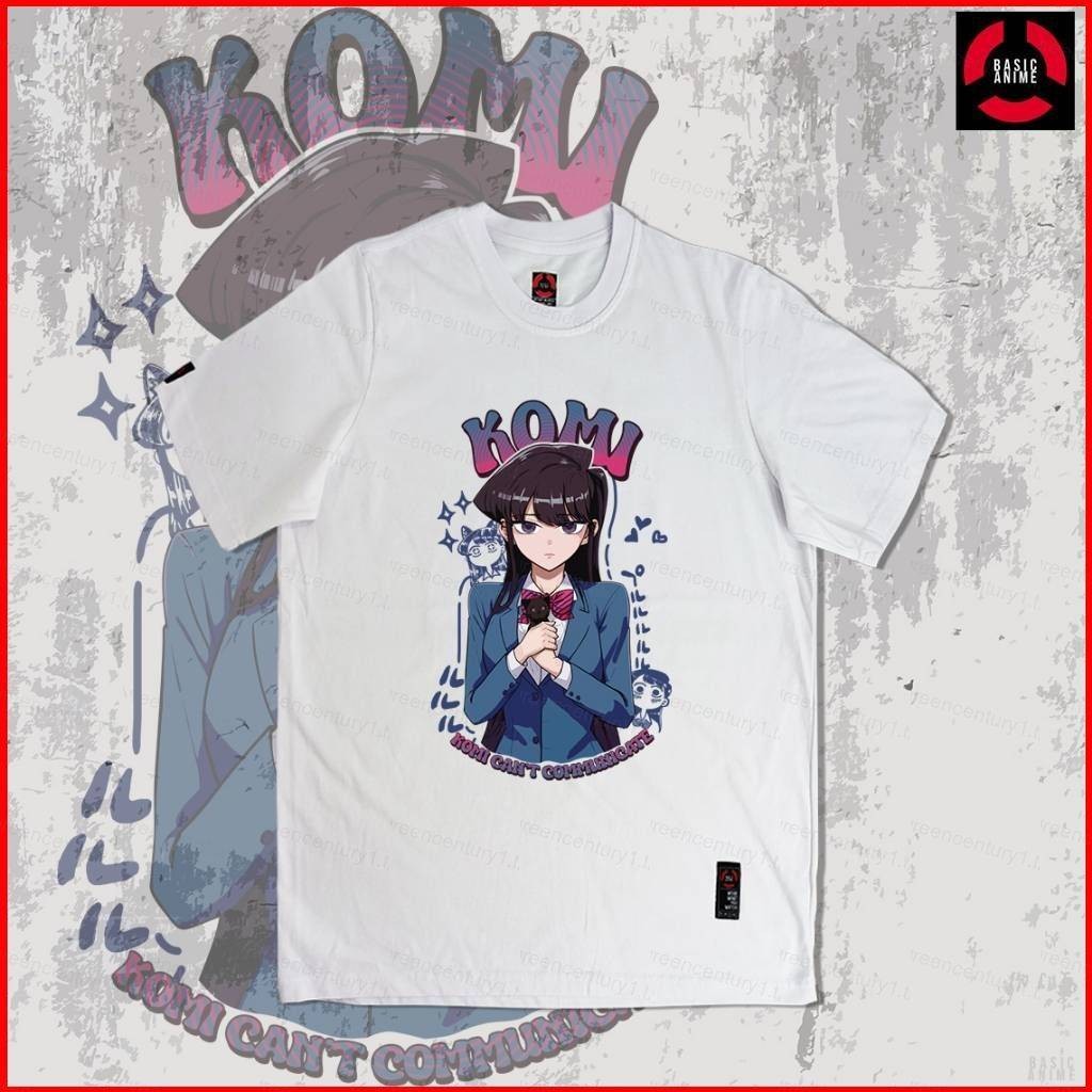 เสื้อยืดฤดูร้อนแขนสั้น anime Komi Cant Communicate GC1