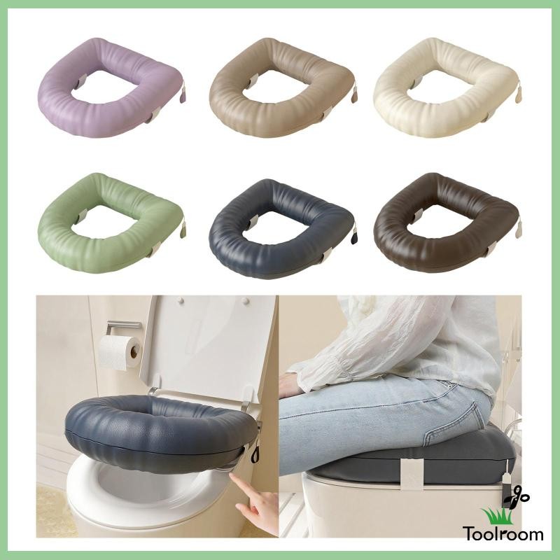[ห้องเครื่องมือ] ที่นั่งชักโครก Riser Thicken กันน้ําทําความสะอาดง่ายเบาะรองนั่งชักโครกยกสําหรับ Handicap พิการผู้สูงอายุ