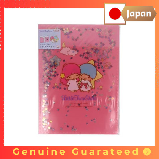 【Direct from Japan】 Sun-Star Stationery Sanrio Characters Goods Clear File A5 size with sequins Litt