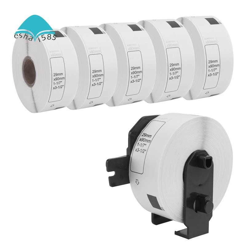 Eshai5856ม้วนฉลากเข้ากันได้สําหรับ-11201 ป้ายที่อยู่มาตรฐาน29มม.x90มม.สําหรับQL-800 QL-810W QL-700