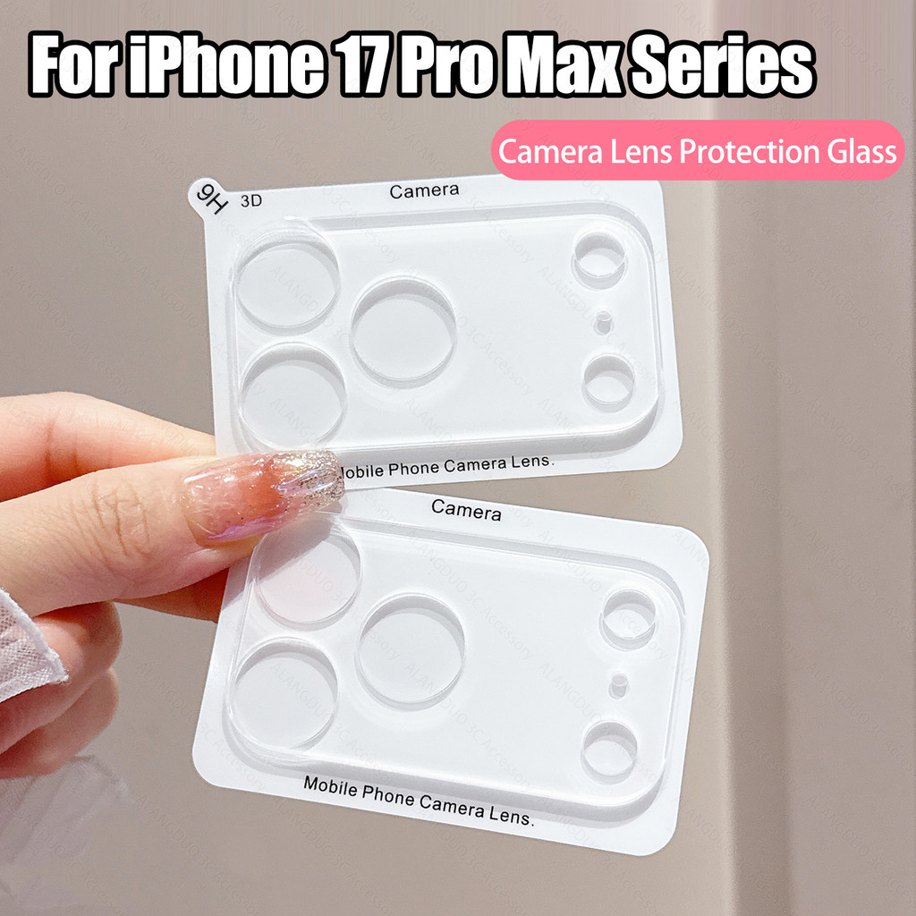 1-3PCSกล้องเลนส์ProtectorสําหรับiPhone 17 Pro 17Pro Max 17 Air 17Airเลนส์โปร่งใสกระจกนิรภัย
