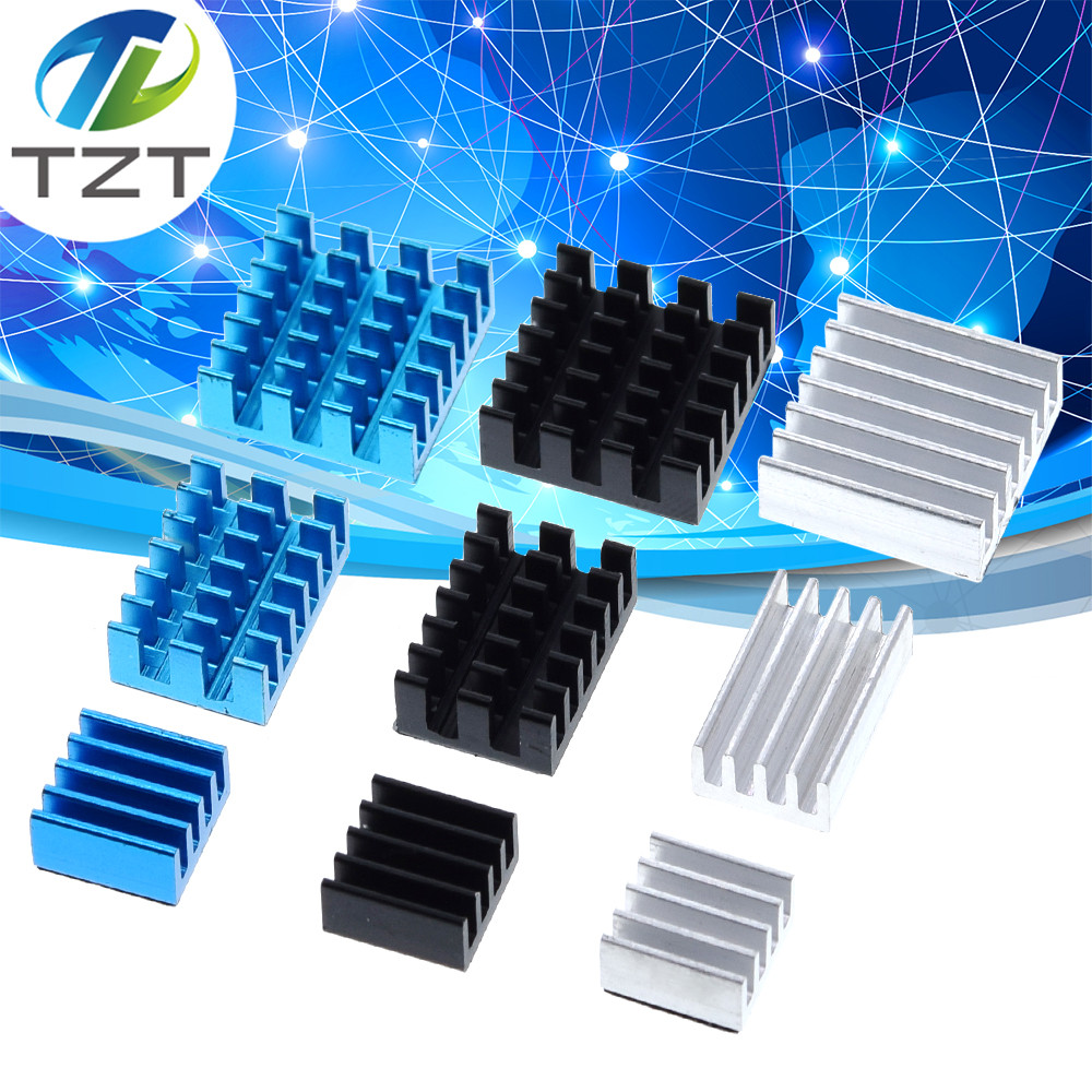 สําหรับ Raspberry Pi 4 ความร้อน 3pcs Raspberry Pi 4B อลูมิเนียมฮีทซิงค์หม้อน้ํา Cooling Kit Cooler ส