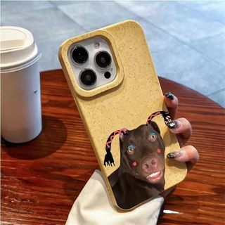 เคสโทรศัพท์มือถือ For iPhone 11 14 15 12 13 Pro Max X XS XR 6 7 8 14 Plus รูปแบบสุนัขตลก วัสดุ TPUSoft shell Funny Case