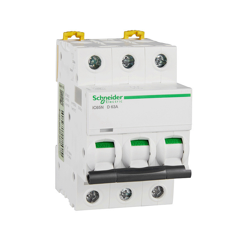 Schneider Electric iC65 เซอร์กิตเบรกเกอร์ขนาดเล็ก IC65N 3P D63A | A9F193634.6