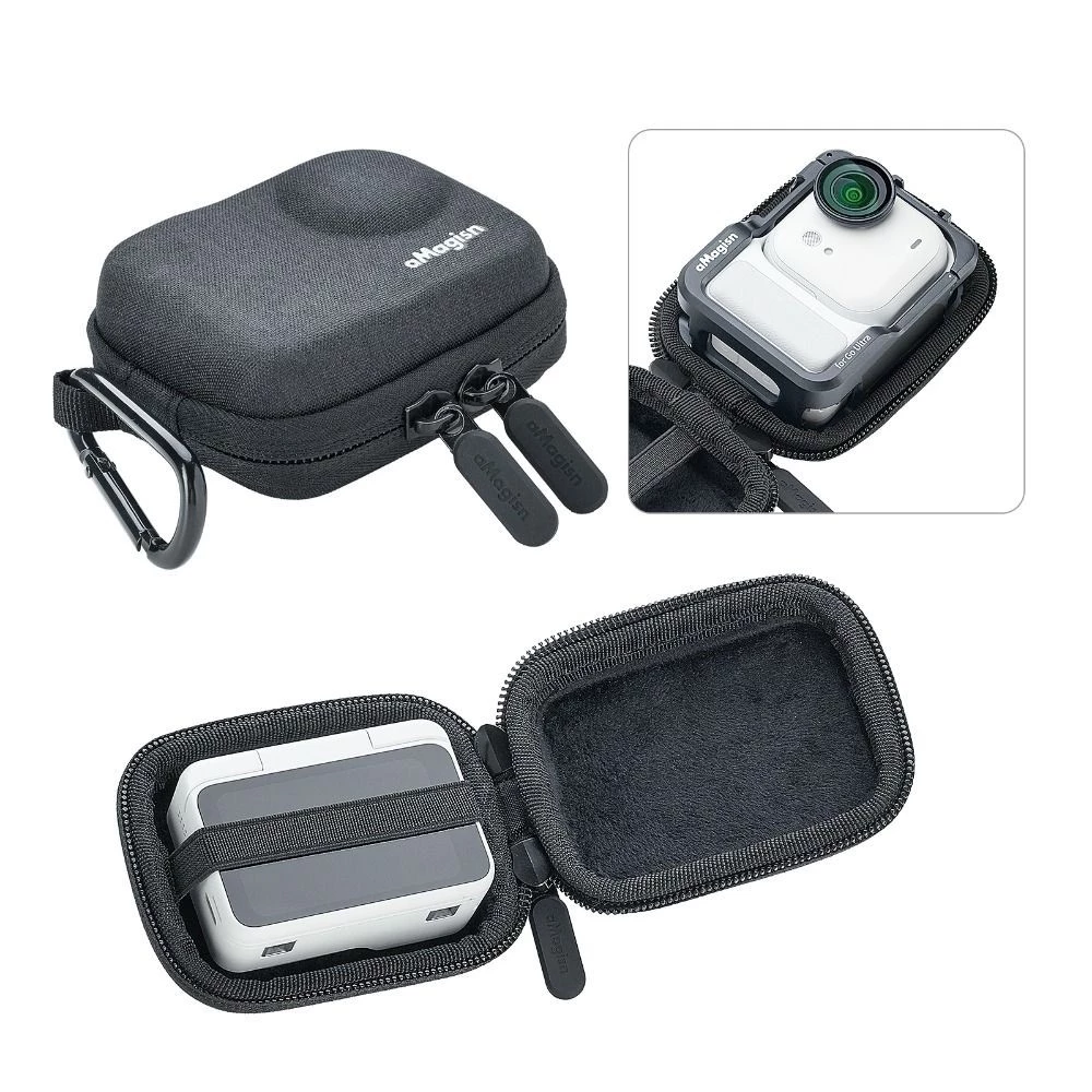 HOLIZZY กล้อง Mini Body Bag, ป้องกันกันกระแทก, แบบพกพาน้ําหนักเบา Organizer สําหรับ Insta360 GO Ultra อุปกรณ์เสริมสําหรับกล้อง thumbnail 6