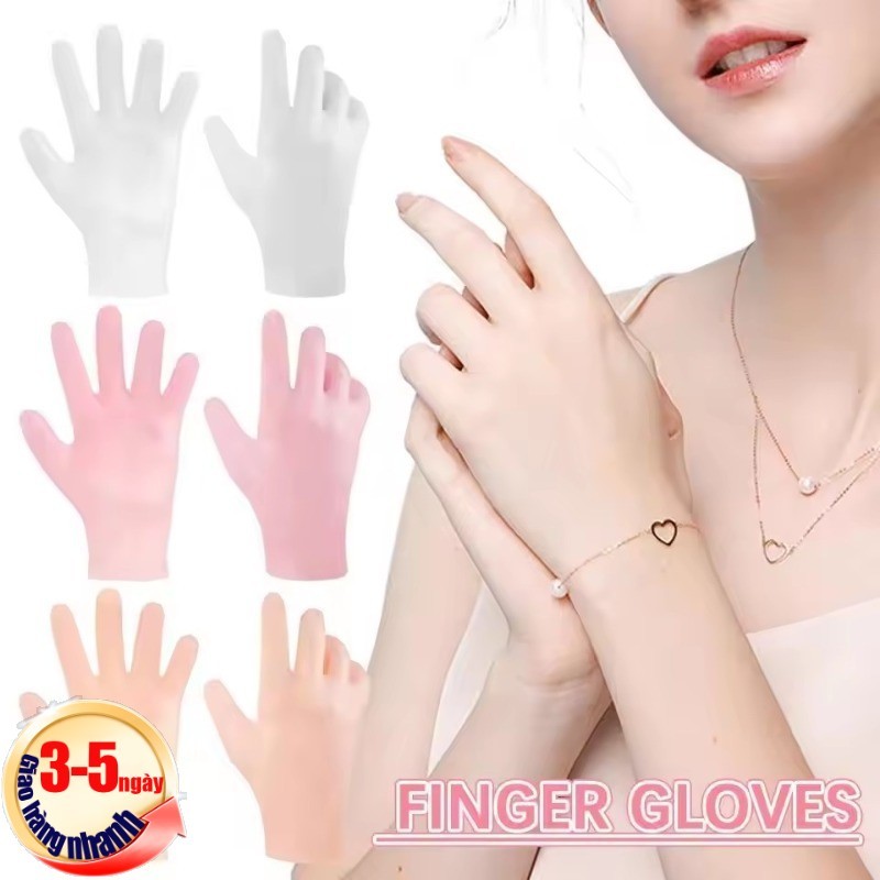 [3-5 วันมาถึง]ถุงมือซิลิโคนรองมือแบบใช้ซ้ําได้ 3 คู่ | Comfort Fit หนึ่งขนาดเหมาะกับทุกคนสําหรับการดูแลมือทุกวัน, การออกแบบป้องกันการแตกร้าวที่ให้ความชุ่มชื้น