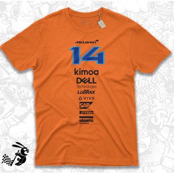 Mclaren F1 V-2018 Racing Baju Tshirt ไมโครไฟเบอร์