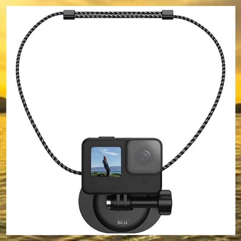 (PTL) Magnetic Chest Mount + สายคล้องคอสําหรับ Action 4/Pro 2 วงเล็บกล้อง POV Selfie อุปกรณ์เสริม