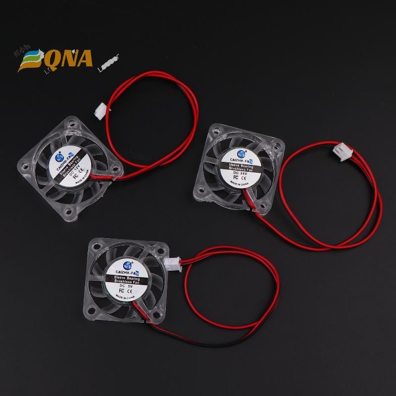 [QNA] 1 ชิ้นแบริ่งไฮดรอลิกBrushless 3Dเครื่องพิมพ์พัดลมระบายความร้อน 4010 5/12/24Vพัดลมระบายความร้อนโปร่งใสสําหรับเครื่องพิมพ์ 3D DC 2Pin 40X40X10 มม.ใหม่