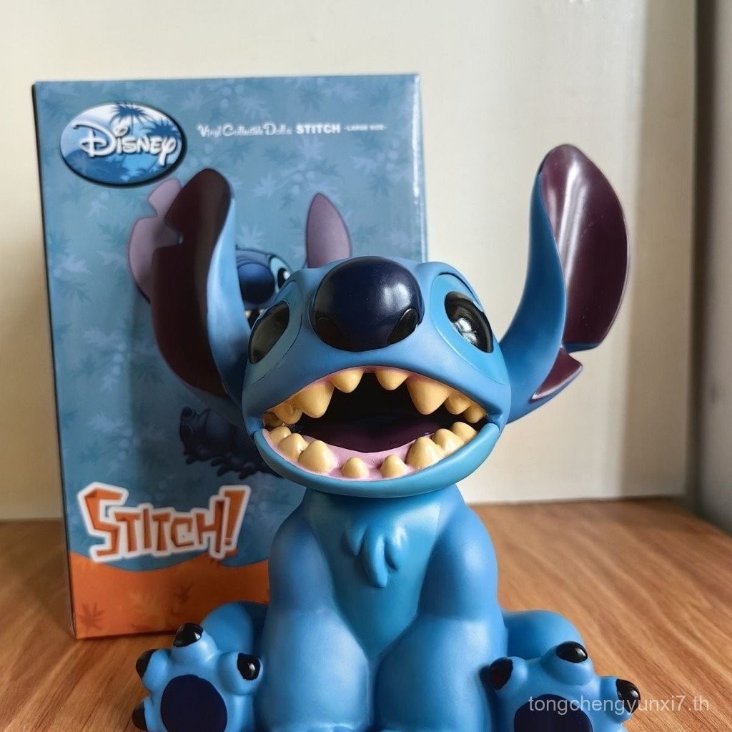 Stitch รูป Stitch ของเล่นไวนิล Piggy Bank Piggy Bank Star Treasure Disney Doll
