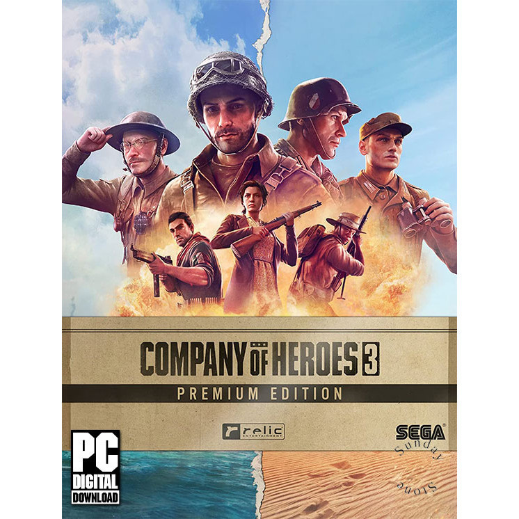 🎮🖱️ เกมวางแผนรบ Company of Heroes 3 Premium Edition รวมทุก DLC [PC/Notebook]
