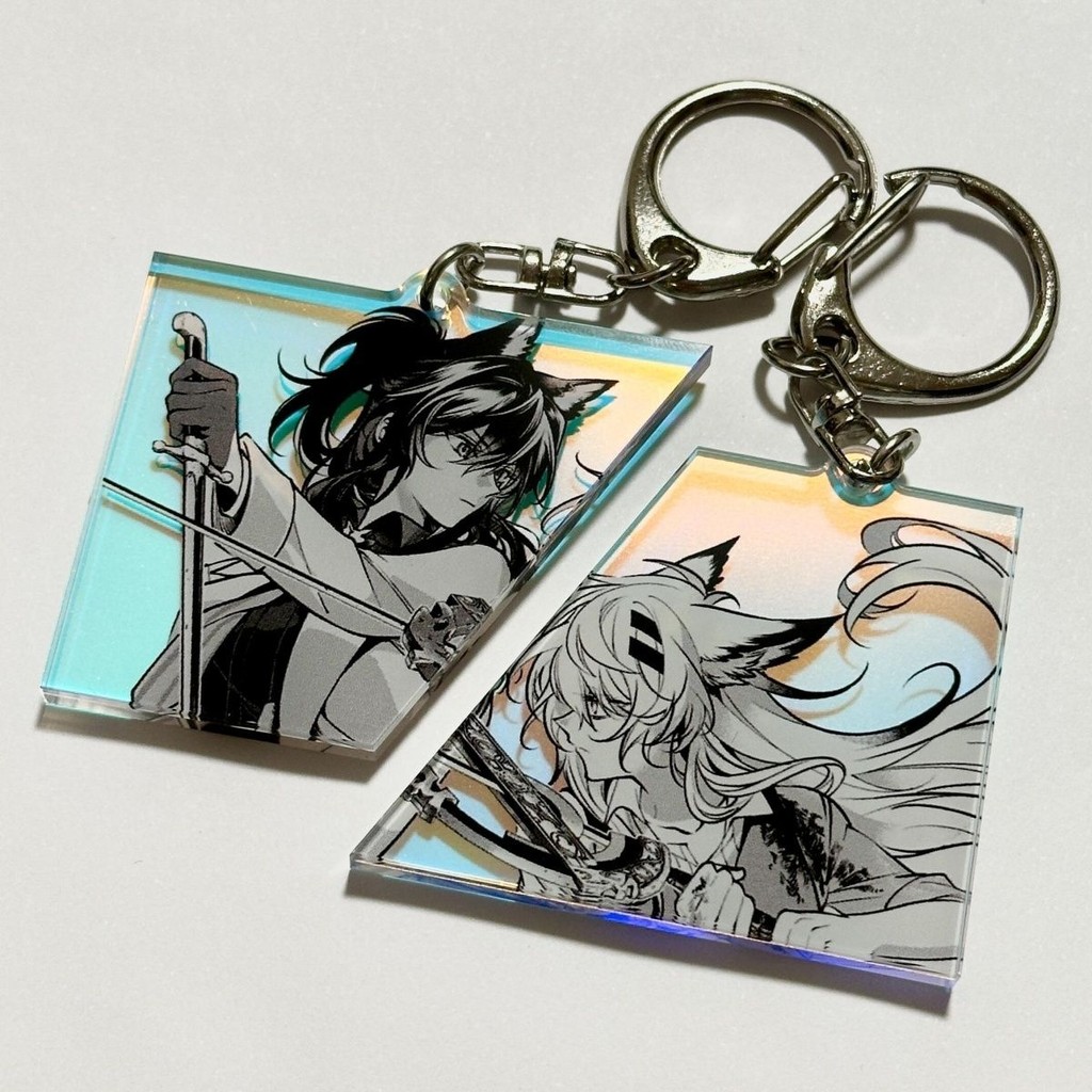 新款Arknights Texas Lappland卡通创意包包挂件套装扣/aahi