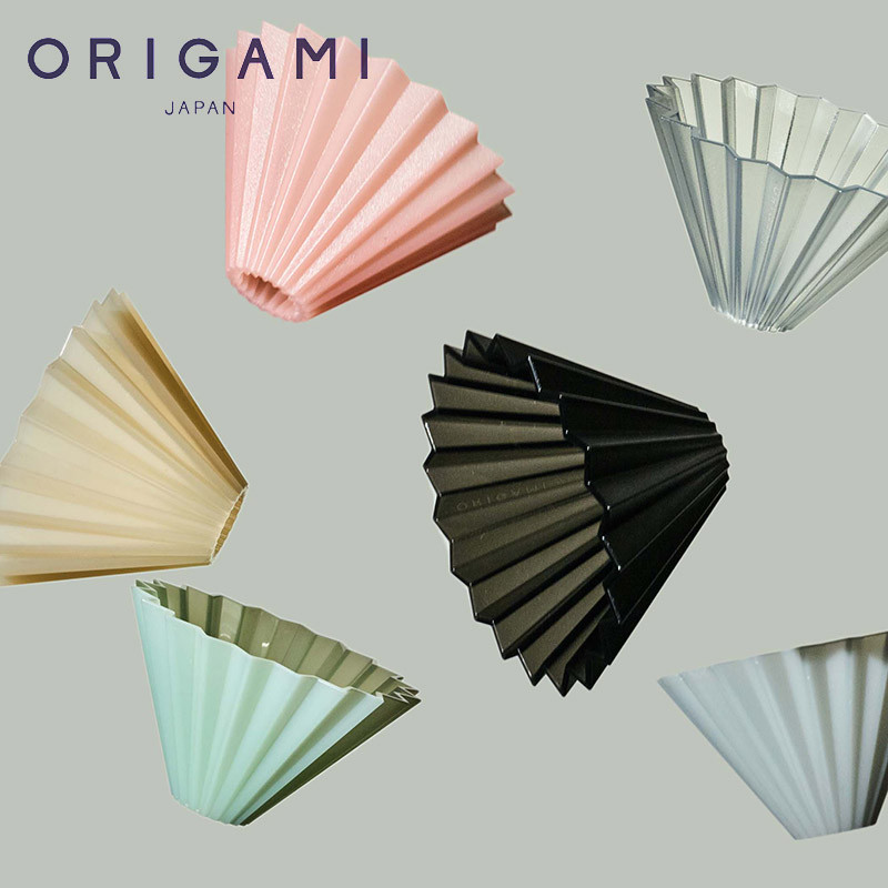 ญี่ปุ่น Original Origami เรซิ่น Origami ถ้วยกรอง Air Hand Brew กาแฟ Conical V60 เค้กถ้วยกรอง