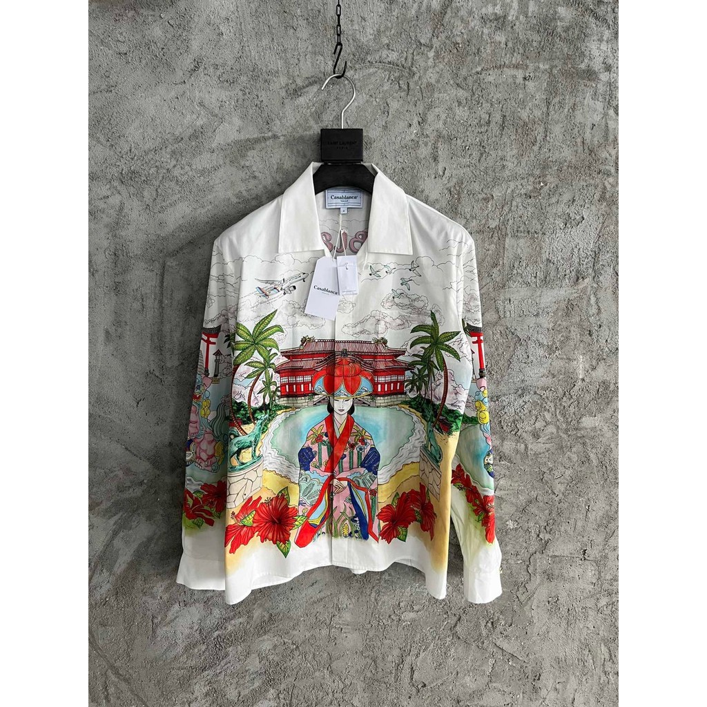 AD เสื้อ ca Okinawa ดั้งเดิม