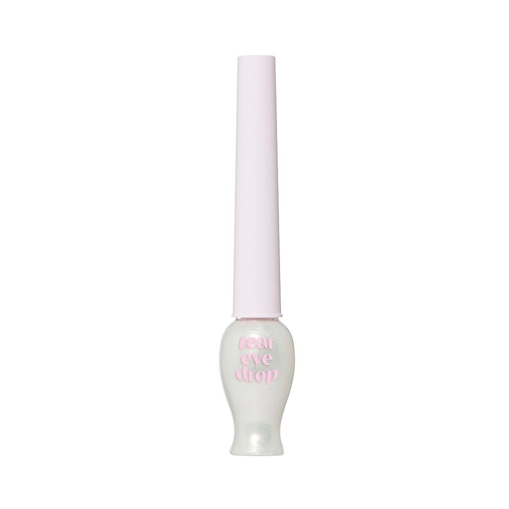 ETUDE Tear Drop Eyeliner, Crystal & Opal Glitter, Sparkle Smudge-Proof, Long-Lasting Formula, All Sk