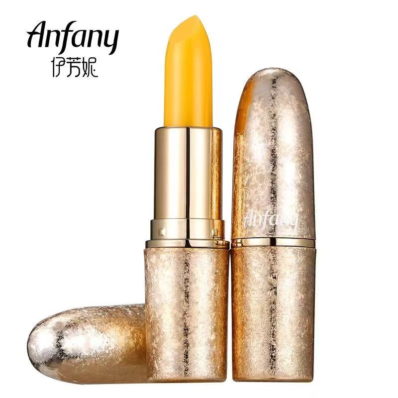 lipbalm ลิปบาล์ม Yifanni ลิปบาล์มเปลี่ยนสีได้ Moisturizing Anti-Cracking Fade Lip Lines Vaseline Car