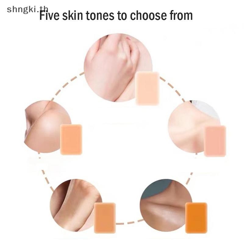 SHNGKI 6PC กันน้ํา Tattoo Flaw ปกปิดเทปคลุมทั้งหมดสติกเกอร์คอนซีลเลอร์ Body Arm null